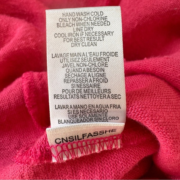 BCBGMaxAzria Ruffle Mini Dress Fushia Pink Bamboo Blend Sleeveless Party Sz 4 - Picture 8 of 11